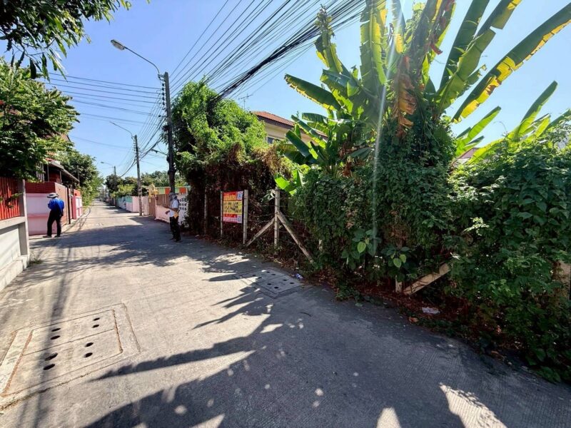 ขายถูกที่ดิน 100 ตรว ซอยพหลโยธิน 54/1 แยก 6-10 สายไหม กทม.ถมแล้ว+ล้อมลวดหนาม