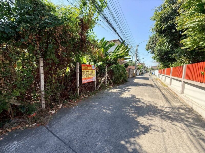 ขายถูกที่ดิน 100 ตรว ซอยพหลโยธิน 54/1 แยก 6-10 สายไหม กทม.ถมแล้ว+ล้อมลวดหนาม