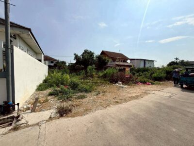 ขายด่วนที่ดินคลองสอง 50 ตรว ติดถนนคอนกรีตสาธารณะ ซ.บงกช 43 คลองหลวง ปทุมธานี