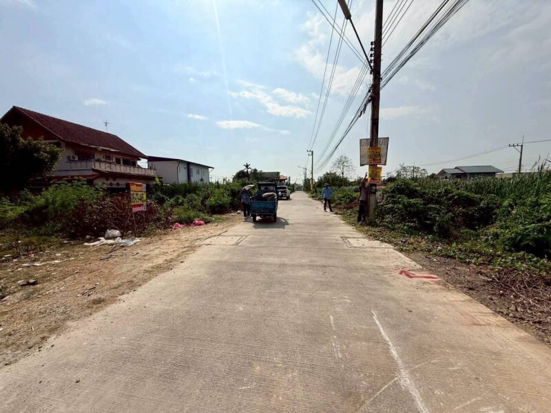 ขายด่วนที่ดินคลองสอง 50 ตรว ติดถนนคอนกรีตสาธารณะ ซ.บงกช 43 คลองหลวง ปทุมธานี