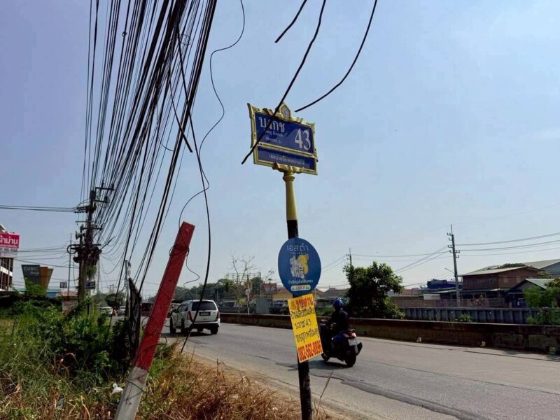 ขายด่วนที่ดินคลองสอง 50 ตรว ติดถนนคอนกรีตสาธารณะ ซ.บงกช 43 คลองหลวง ปทุมธานี