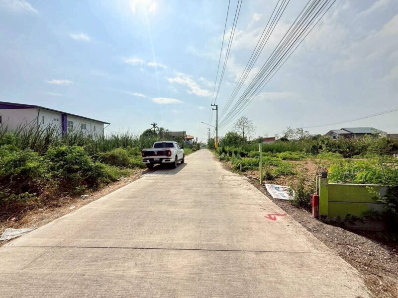 ขายด่วนที่ดินคลองสอง 50 ตรว ติดถนนคอนกรีตสาธารณะ ซ.บงกช 43 คลองหลวง ปทุมธานี
