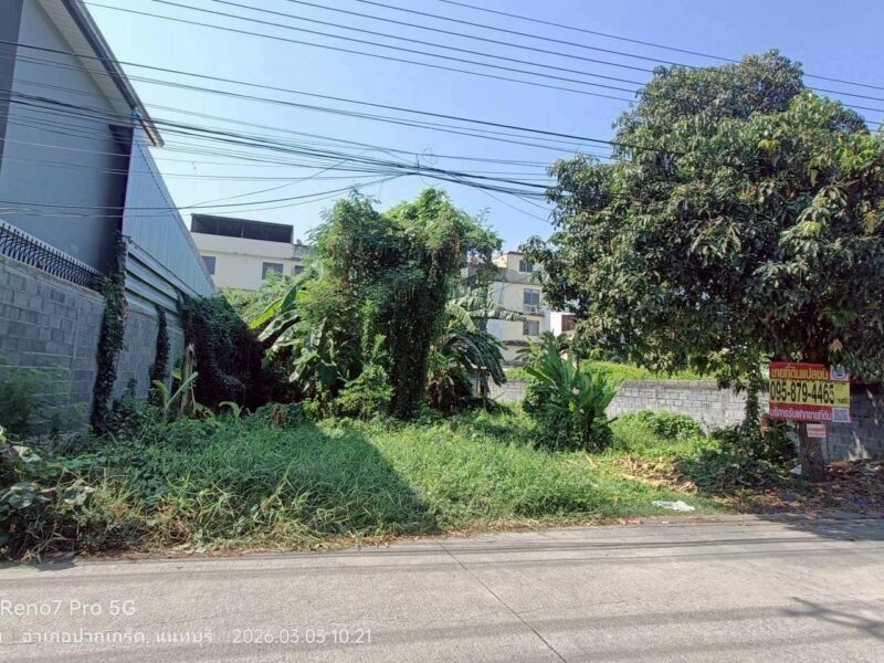 ขายถูกที่ดิน 111 ตรว ติดถนนคอนกรีตสาธารณะ ถมแล้ว ซ.ติวานนท์-ปากเกร็ด 27 อ.ปากเกร็ด จ.นนทบุรี