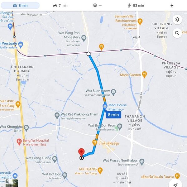 ขายที่ดิน บางใหญ่ ใกล้รถไฟฟ้า 99 วา 2.1 ล้าน 0864540423