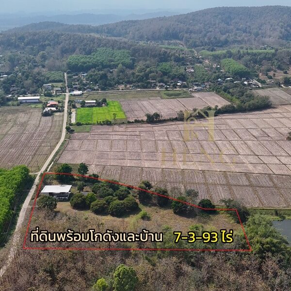 ขายที่ดินเปล่าพร้อมสิ่งปลูกสร้าง ทำเลบ้านจำปู ต.เจริญเมือง อ.พาน จ.เชียงราย โทร 081-0321111