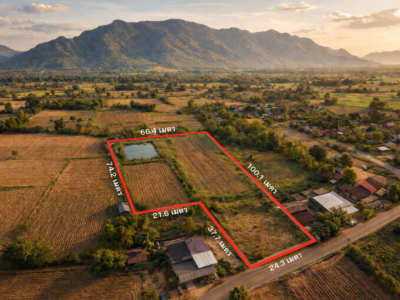 "ตื่นเช้าเห็นภูเขา! ขายที่ดินวิวพาโนรามา ปักธงชัย 3 ไร่กว่า ราคา 2.2 ล้าน"