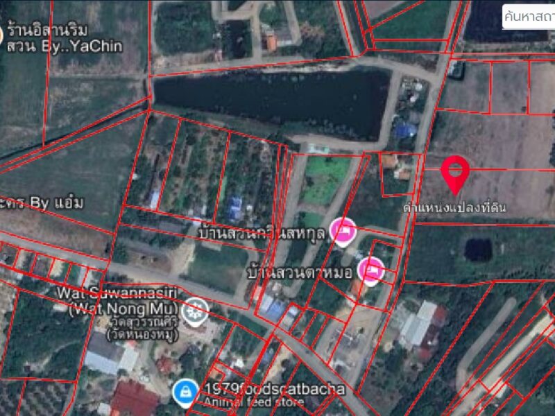 ขายที่ดินเปล่าแปลงใหญ่ 2 แปลงติดกัน ตำบลดงละคร อำเภอเมืองนครนายก จังหวัดนครนายก