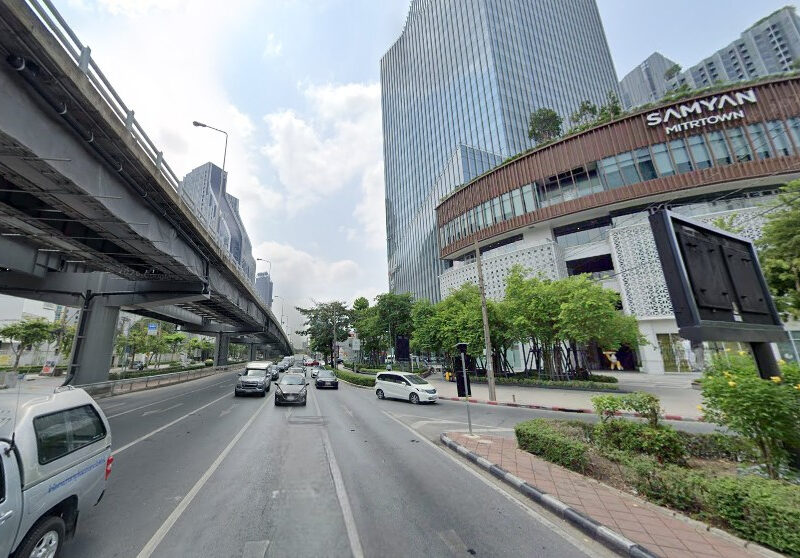 ด่วน ! ให้เช่าที่ดิน ติดถนนพระราม 4 พื้นที่สีแดง ใกล้ MRT สามย่าน