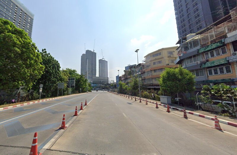 ด่วน ! ให้เช่าที่ดิน ติดถนนพระราม 4 พื้นที่สีแดง ใกล้ MRT สามย่าน