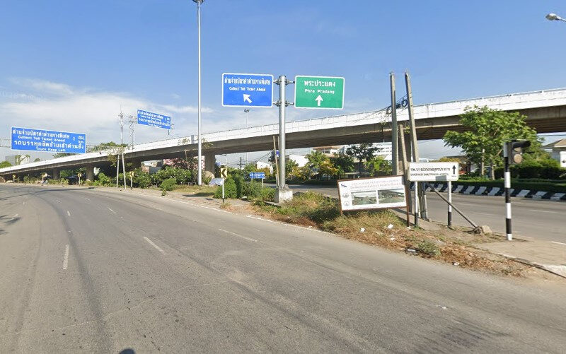 ขายที่ดินแปลงใหญ่ สุขสวัสดิ์ พื้นที่สีม่วง ใกล้สะพานกาญจนาภิเษก