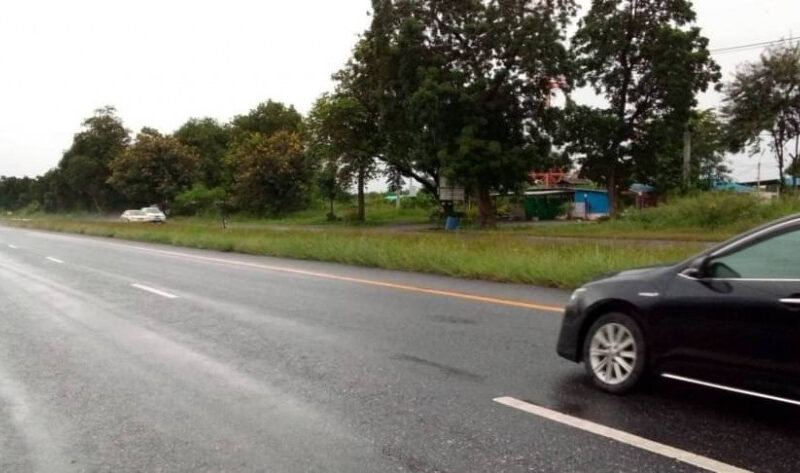 ให้เช่า ที่ดินทำเลทอง ติดถนนใหญ่ทางหลวงหมายเลข 21 สายสระบุรี-หล่มสัก 5 ไร่เศษ ถมแล้ว หน้ากว้าง พร้อมรันธุรกิจ ปั๊มน้ำมัน-EV Station-โกดัง