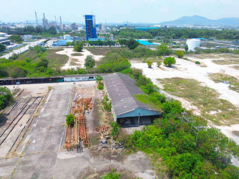 ขาย ที่ดิน นิคมอุตสาหกรรมมาบตาพุด 9 ไร่ แถมโกดังฟรี 4 หลัง