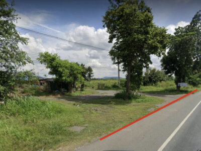 ให้เช่า ที่ดินทำเลทอง ติดถนนใหญ่ทางหลวงหมายเลข 21 สายสระบุรี-หล่มสัก 5 ไร่เศษ ถมแล้ว หน้ากว้าง พร้อมรันธุรกิจ ปั๊มน้ำมัน-EV Station-โกดัง