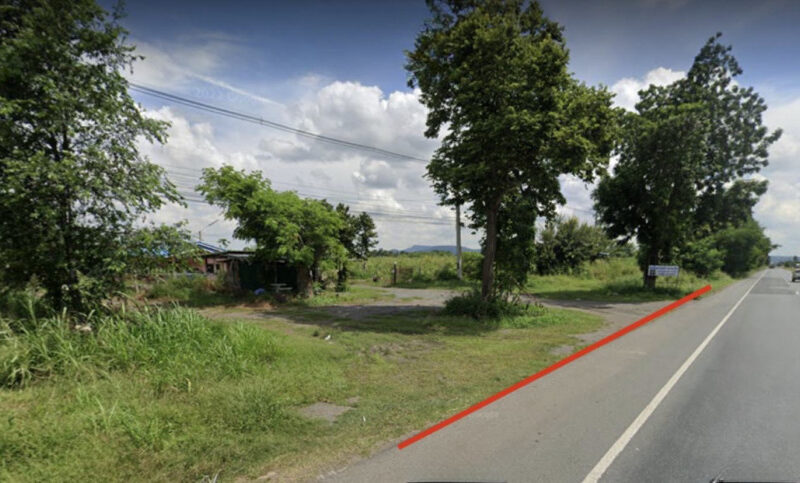 ให้เช่า ที่ดินทำเลทอง ติดถนนใหญ่ทางหลวงหมายเลข 21 สายสระบุรี-หล่มสัก 5 ไร่เศษ ถมแล้ว หน้ากว้าง พร้อมรันธุรกิจ ปั๊มน้ำมัน-EV Station-โกดัง