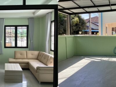 ให้เช่าบ้าน 2 ชั้น ปรีดี พนมยงค์ 14 ถนนสุขุมวิท 71 ใกล้รถไฟฟ้า BTS สถานีพระโขนง