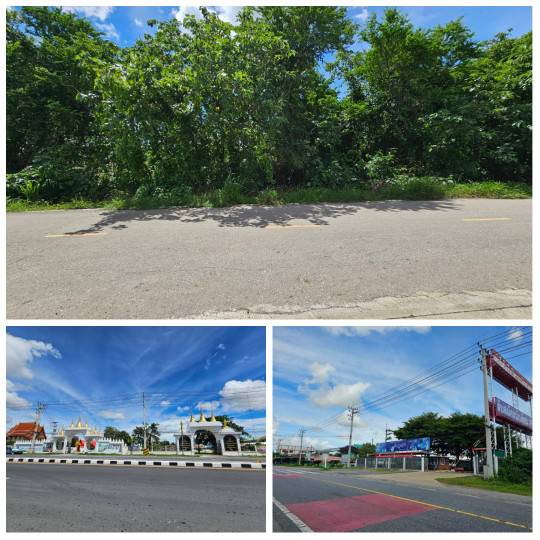 ขายที่ดินติดถนน 2 ด้าน หลังวัดวังขนาย อำท่าม่วง กาญจนบุรี ห่างถนนใหญ่เพียง 400 เมตร