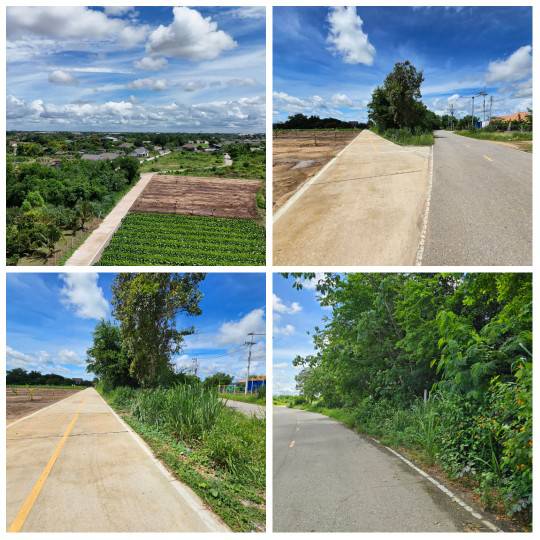 ขายที่ดินติดถนน 2 ด้าน หลังวัดวังขนาย อำท่าม่วง กาญจนบุรี ห่างถนนใหญ่เพียง 400 เมตร