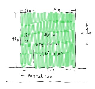 ขายที่ดินรวม 1ไร่60วา 3,000,000