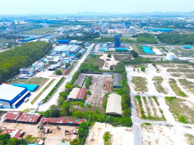 ขาย ที่ดิน นิคมอุตสาหกรรมมาบตาพุด 9 ไร่ แถมโกดังฟรี 4 หลัง