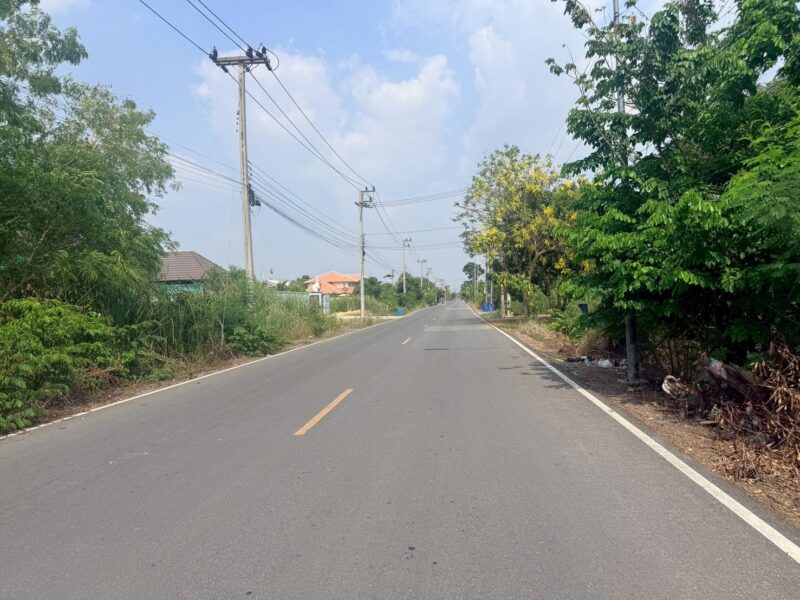 ขายด่วนที่ดิน 846 ตรว ติดถนนสาธารณะ ซ.ประทานพร สามโคก ปทุมธานี