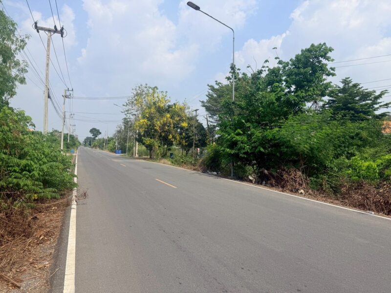 ขายด่วนที่ดิน 846 ตรว ติดถนนสาธารณะ ซ.ประทานพร สามโคก ปทุมธานี