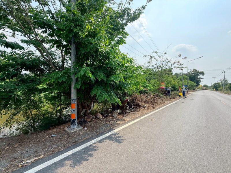 ขายด่วนที่ดิน 846 ตรว ติดถนนสาธารณะ ซ.ประทานพร สามโคก ปทุมธานี