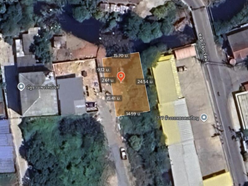 ขายที่ดินใกล้วัดทองธรรมิการาม 89.5 ตรว ติดถนนคอนกรีต ถมแล้ว ท่าทราย เมืองสมุทรสาคร