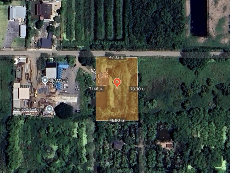 ขายถูกที่ดิน 831 ตรว ติดถนนคอนกรีตสาธารณะ ซ.คลองหก ตต.19 คลองหลวง ปทุมธานี