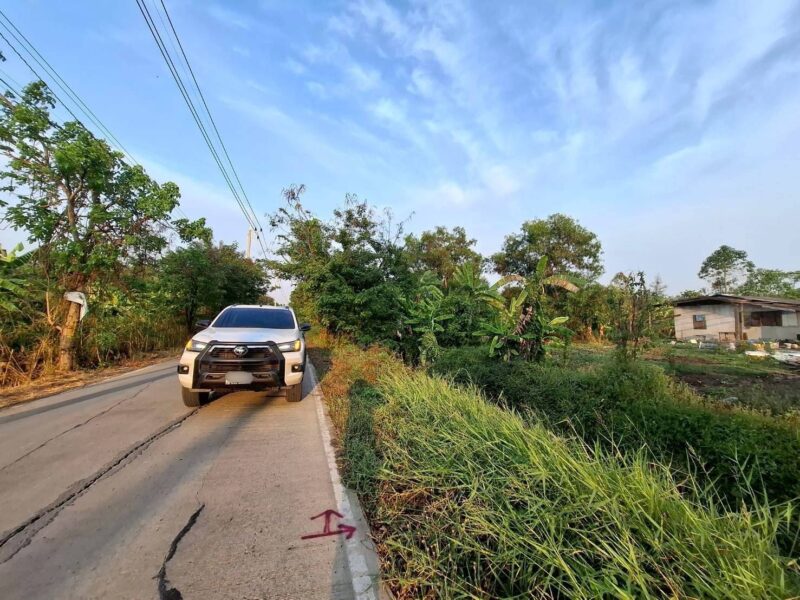 ขายถูกที่ดิน 831 ตรว ติดถนนคอนกรีตสาธารณะ ซ.คลองหก ตต.19 คลองหลวง ปทุมธานี