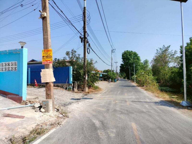 ขายด่วนที่ดิน 158 ตรว เหมาะสร้างบ้านสวน บางระกำ บางเลน นครปฐม