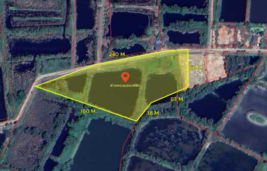 ขายที่ดิน อ.แกลง จ.ระยอง 9 ไร่ 2 งาน 62 ตร.ว. ซอยหัวเสม็ด ใกล้ชายหาดทุ่งคา