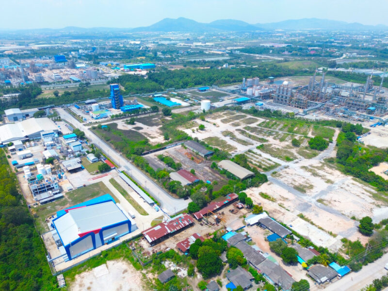 ขาย ที่ดิน นิคมอุตสาหกรรมมาบตาพุด 9 ไร่ แถมโกดังฟรี 4 หลัง