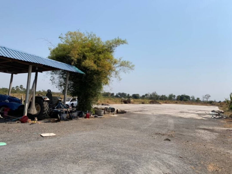 ให้เช่า ที่ดินทำเลทอง ติดถนนใหญ่ทางหลวงหมายเลข 21 สายสระบุรี-หล่มสัก 5 ไร่เศษ ถมแล้ว หน้ากว้าง พร้อมรันธุรกิจ ปั๊มน้ำมัน-EV Station-โกดัง