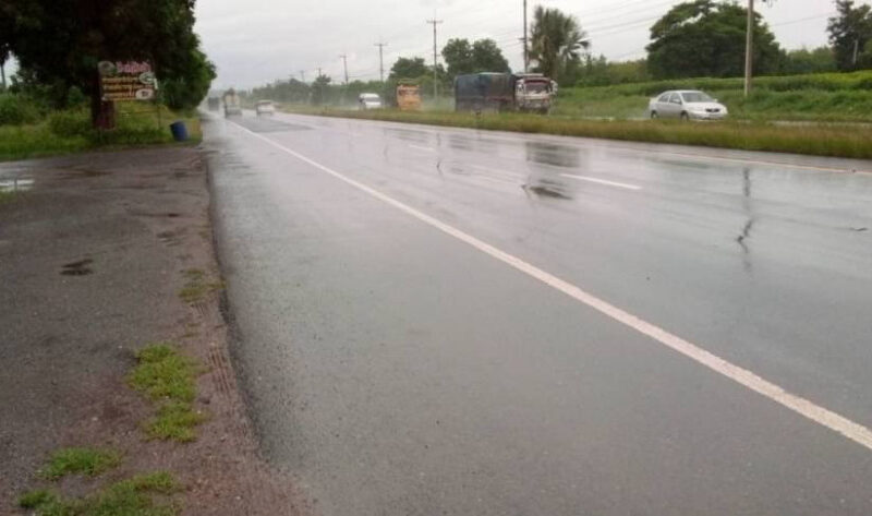 ให้เช่า ที่ดินทำเลทอง ติดถนนใหญ่ทางหลวงหมายเลข 21 สายสระบุรี-หล่มสัก 5 ไร่เศษ ถมแล้ว หน้ากว้าง พร้อมรันธุรกิจ ปั๊มน้ำมัน-EV Station-โกดัง