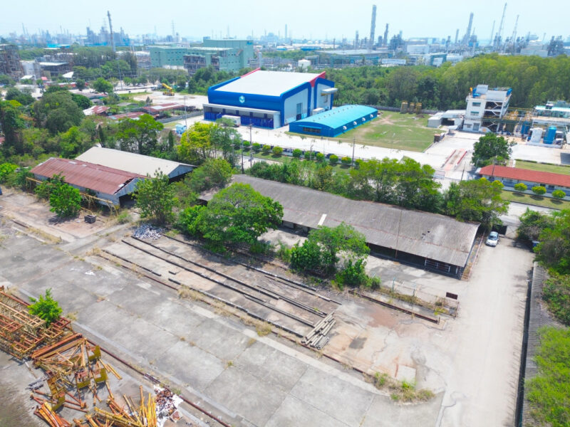 ขาย ที่ดิน นิคมอุตสาหกรรมมาบตาพุด 9 ไร่ แถมโกดังฟรี 4 หลัง