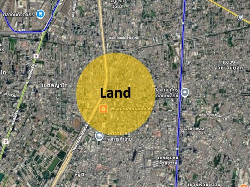 ขายที่ดินติดถนนวิภาวดีรังสิต แปลงสวยหน้ากว้าง ใกล้จุดขึ้นทางด่วน !