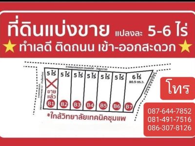 ขายที่ดิน ต.หนองไผ่ อ.ชุมแพ จ.ขอนแก่น เนื้อที่ 84 ไร่ 3 งาน 94 ตารางวา