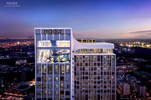 ขายคอนโดใหม่ Modiz Avantgarde ใกล้ ม.ธรรมศาสตร์ รังสิต ดีไซน์ระดับ Hi-End โทร 061-6161426