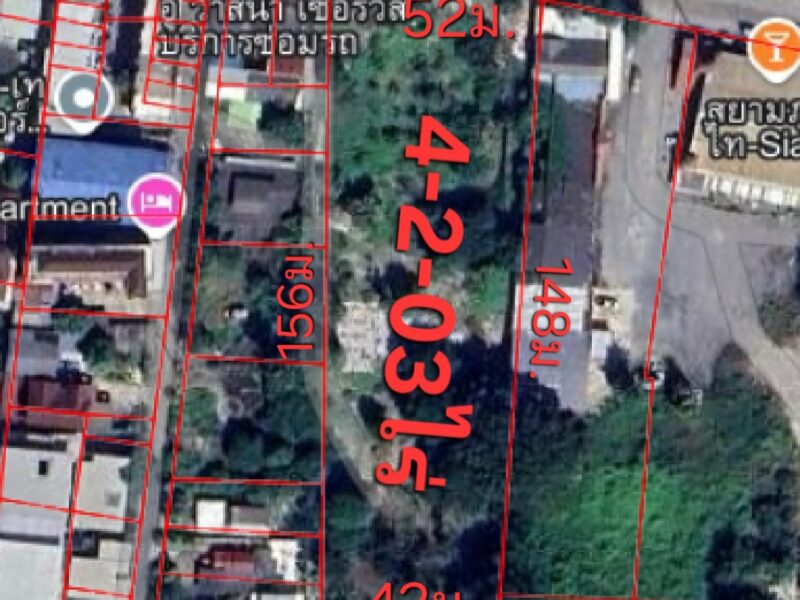 ขายที่ดิน4-2-03ไร่ ติดถนนคลองลำเจียก ใกล้ถนนเกษตรนวมินทร์ ถนนเลียบด่วนเอกมัยรามอินทรา