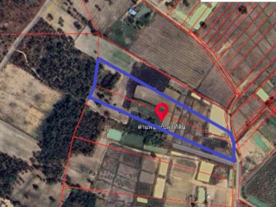 ขายที่ดินเปล่า บ้านโนนฆ้อง อ.บ้านฝาง จ.ขอนแก่น เนื้อที่ 11 ไร่ 2 งาน 62 ตรว.