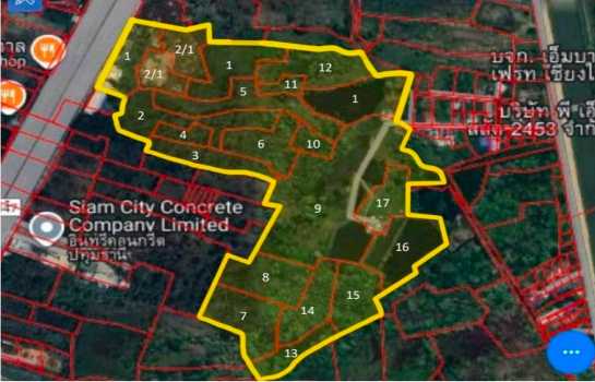 ขาย ที่ดิน ริมถนนปทุมธานี-บางประหัน เมืองปทุมธานี 110 ไร่ 1 งาน 66 ตรว เหมาะทำจัดสรร
