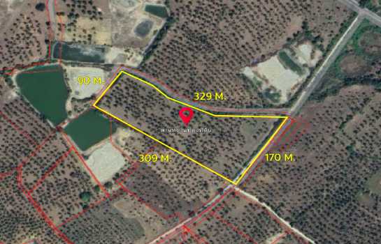 ขายที่ดินประจวบฯ 20 ไร่ 2 งาน 77 ตร.ว. ใกล้ถ้ำลับ หาดทุ่งน้อย และหาดน้ำมรกต