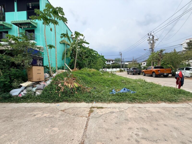ขายด่วนที่ดิน 49 ตรว ติดถนนสาธารณะ 3 ด้าน ถมแล้ว ซ.พัฒนาการ 69 แยก 3-2 ประเวศ กทม.