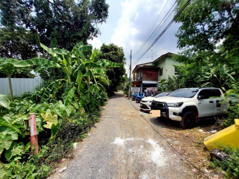 ขายถูกที่ดินใกล้วัดกำแพง 53 ตรว เหมาลงทุนเก็งกำไร ซ.วัดกำแพง เมืองนนทบุรี นนทบุรี