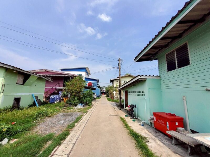 ขายที่ดินใกล้วัดเสด็จ 73 ตรว ติดถนนคอนกรีต ด้านข้างติดคลอง ซ.บ้านลาน สวนพริกไทย เมืองปทุมธานี