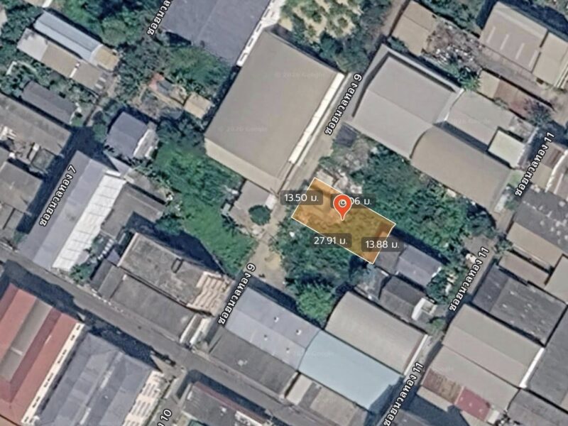 ขายด่วนที่ดินผังสีม่วงเข้ม 95 ตรว ติดถนนสาธารณะ ซ.นวนทอง 9 กระทุ่มแบน สมุทรสาคร