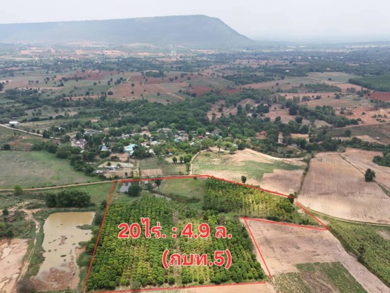 ขายที่ดินทางเลือก (ภบท5) ราคาจับต้องง่าย. ( 612บ./ ตร.วา ) ( 20 ไร่. : 4.9 ล้าน ) | ซื้อขาย เปลี่ยนชื่อได้ : พื้นที่. ปลอดภัยฯ หายห่วง | อากาศบริสุทธิ์ เงียบสงบ และ ส่วนตัว