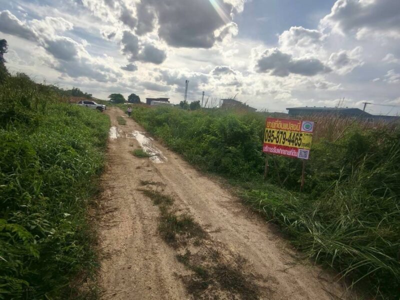 ขายด่วนที่ดินลำลูกกา 200 ตรว ติดถนนสาธารณะ ซ.ไสวประชาราษฎร์ 27 อ.ลำลูกกา จ.ปทุมธานี