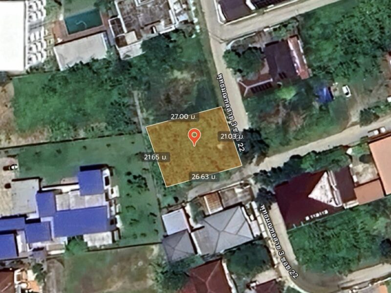 ขายด่วนที่ดินตลิ่งชัน 142 ตรว ติดถนนคอนกรีตสาธารณะ ถมแล้ว พุทธมณฑลสาย ๓ ซอย 22 กทม.