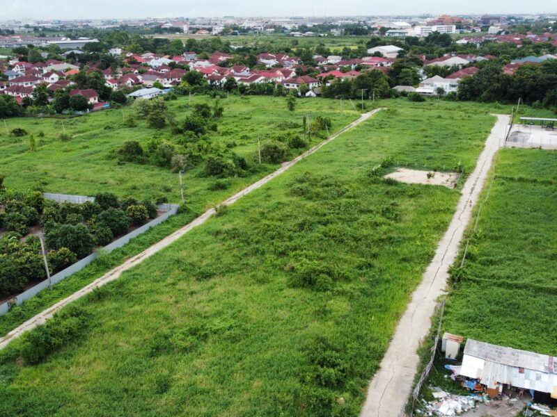 ด่วน!! ที่ดินสวยติดรถไฟฟ้าสายสีม่วง 50–400 ตร.วา